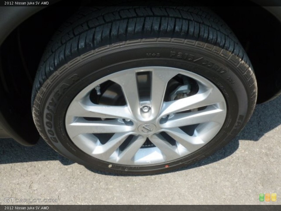 2012 Nissan Juke SV AWD Wheel and Tire Photo #67396850