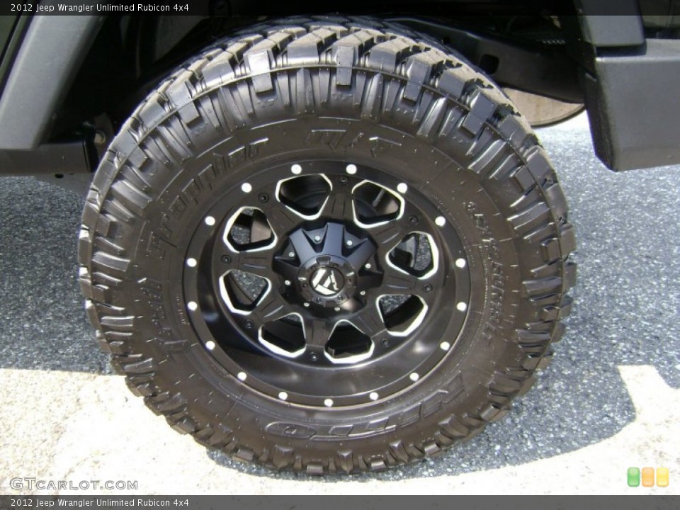 2012 Jeep Wrangler Unlimited Custom Wheel and Tire Photo #67414127