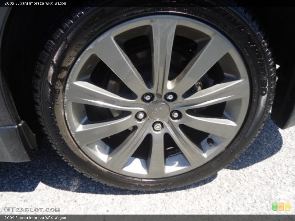 2009 Subaru Impreza WRX Wagon Wheel and Tire Photo #67415520