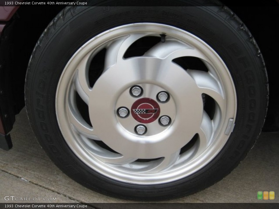 1993 Chevrolet Corvette 40th Anniversary Coupe Wheel and Tire Photo #67423140