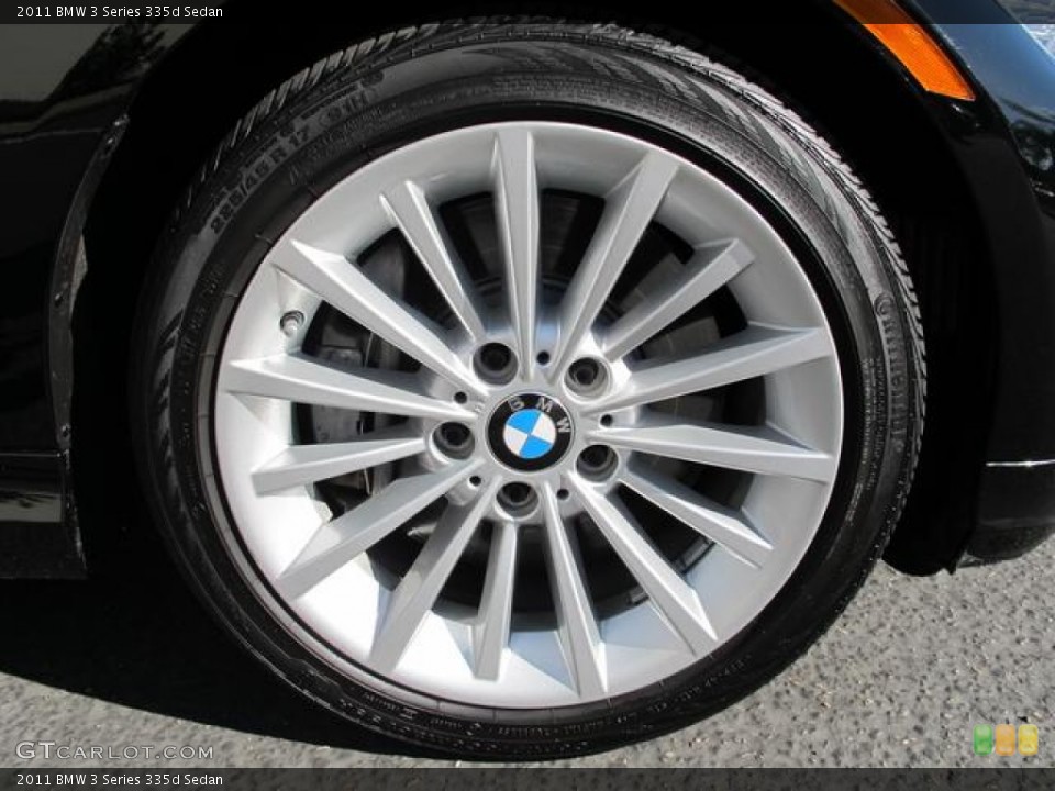 2011 BMW 3 Series 335d Sedan Wheel and Tire Photo #67425135