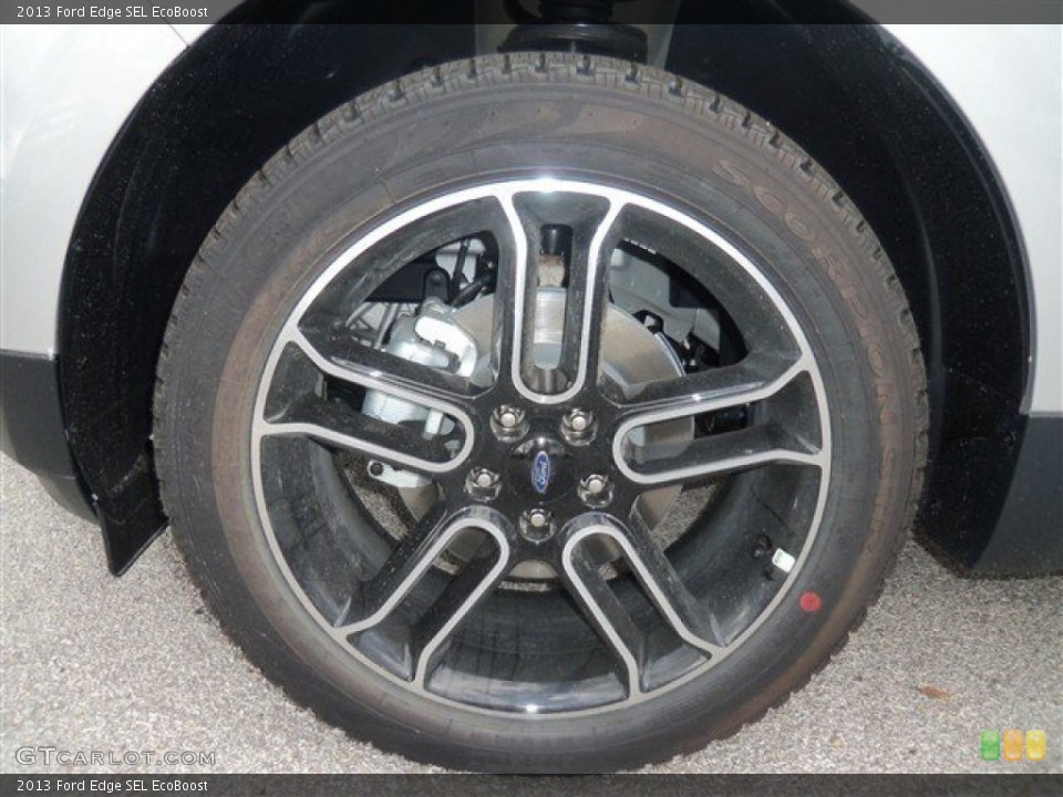 2013 Ford Edge SEL EcoBoost Wheel and Tire Photo #67430700