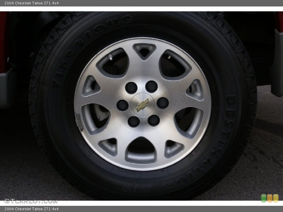 2004 Chevrolet Tahoe Z71 4x4 Wheel and Tire Photo #67430872