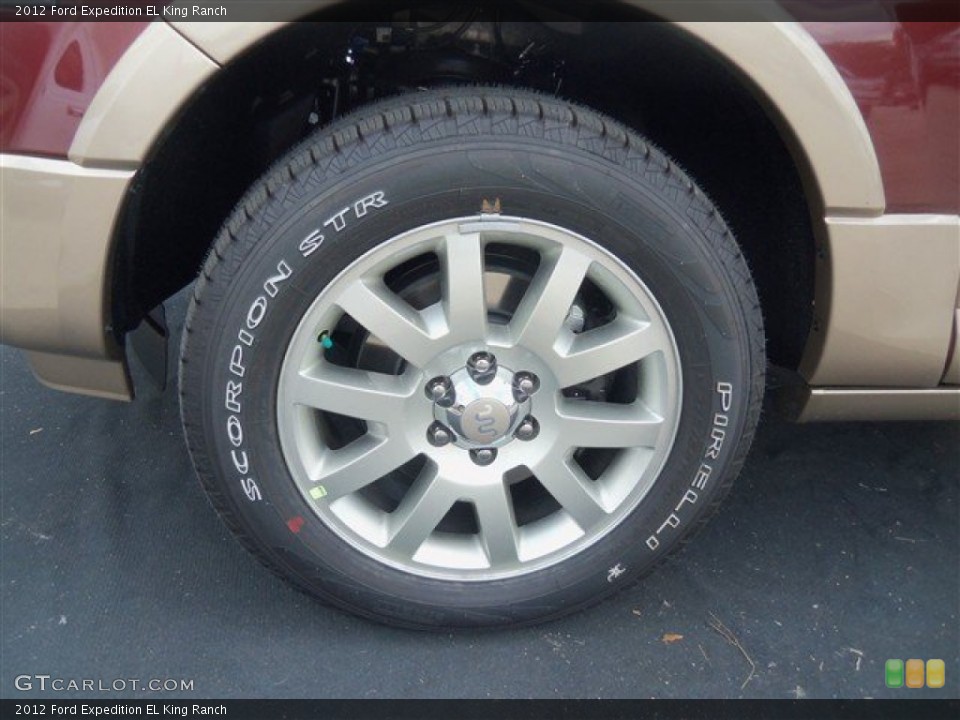 2012 Ford Expedition EL King Ranch Wheel and Tire Photo #67436220