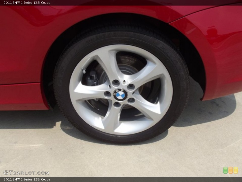 2011 BMW 1 Series 128i Coupe Wheel and Tire Photo #67444929