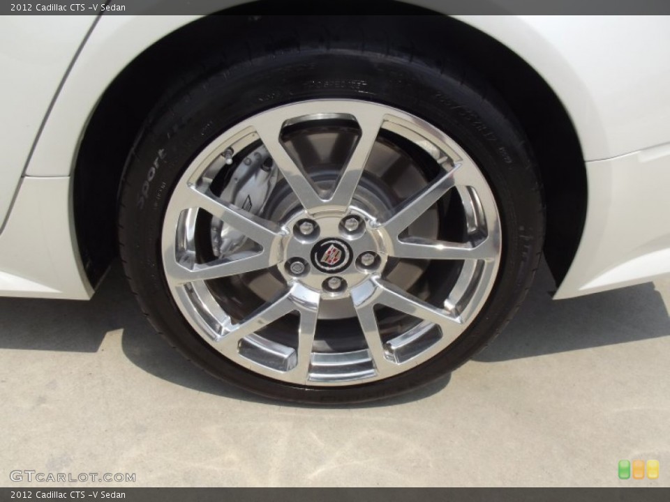 2012 Cadillac CTS -V Sedan Wheel and Tire Photo #67446294