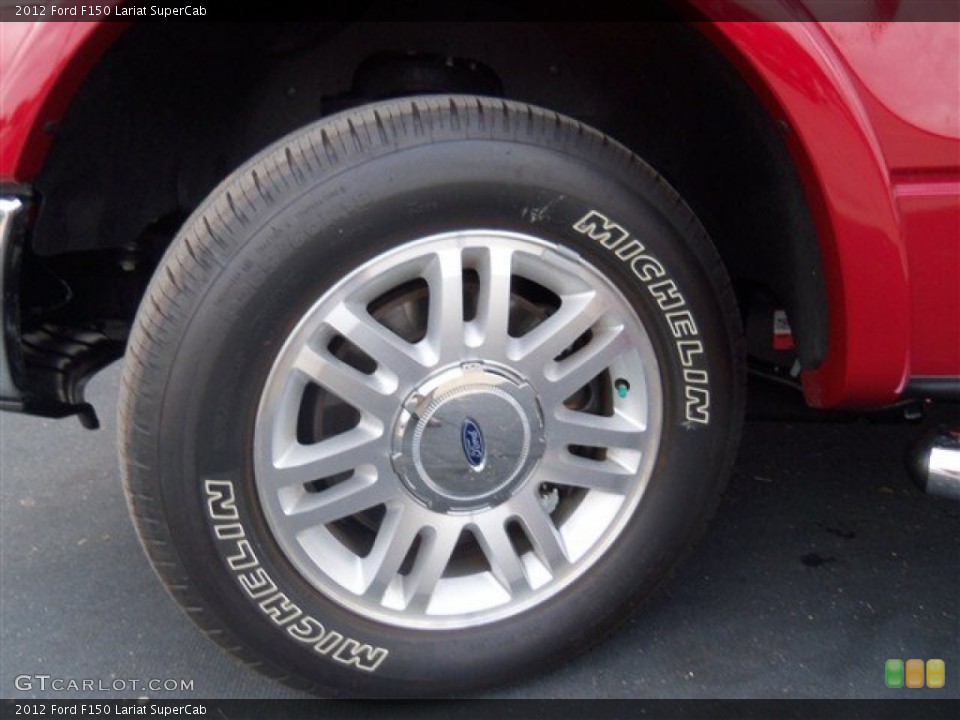 2012 Ford F150 Lariat SuperCab Wheel and Tire Photo #67448381