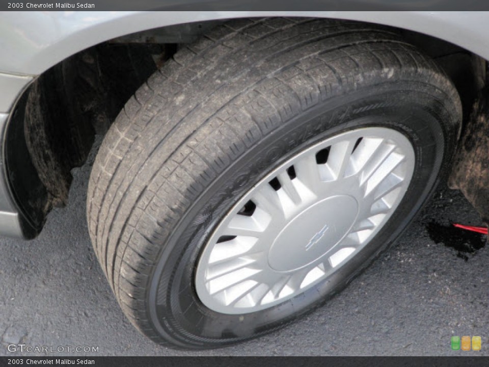2003 Chevrolet Malibu Sedan Wheel and Tire Photo #67456287