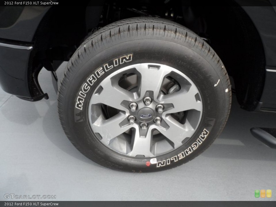 2012 Ford F150 XLT SuperCrew Wheel and Tire Photo #67460788