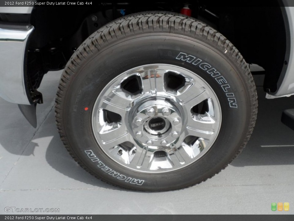 2012 Ford F250 Super Duty Lariat Crew Cab 4x4 Wheel and Tire Photo #67461457