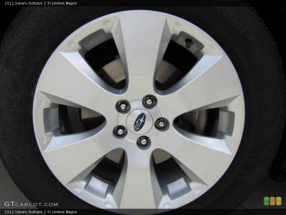 2011 Subaru Outback 2.5i Limited Wagon Wheel and Tire Photo #67467124