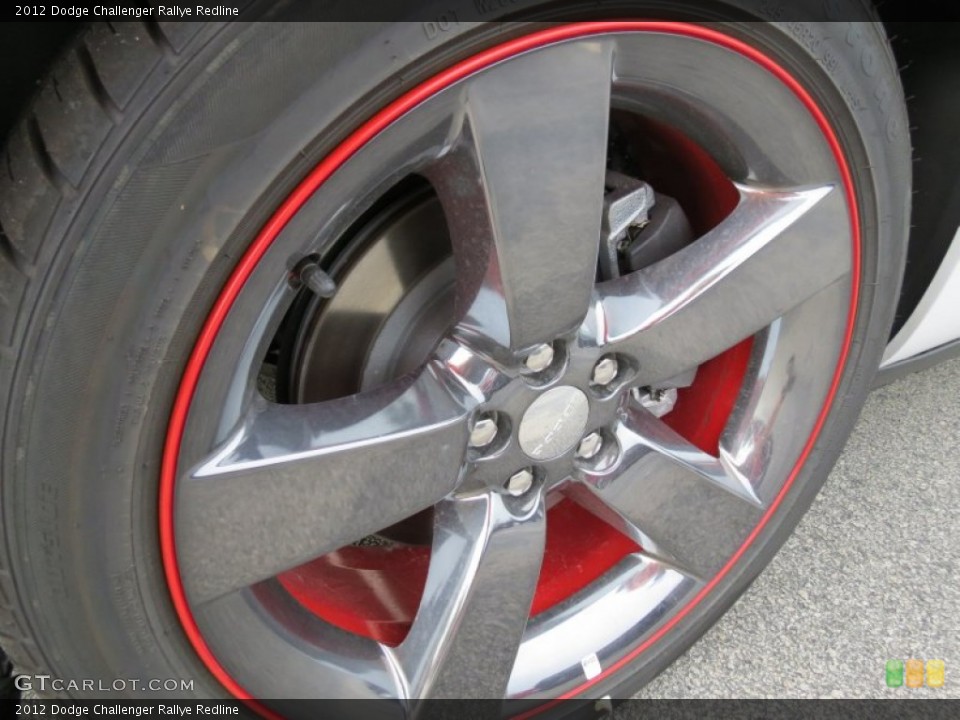 2012 Dodge Challenger Rallye Redline Wheel and Tire Photo #67478495