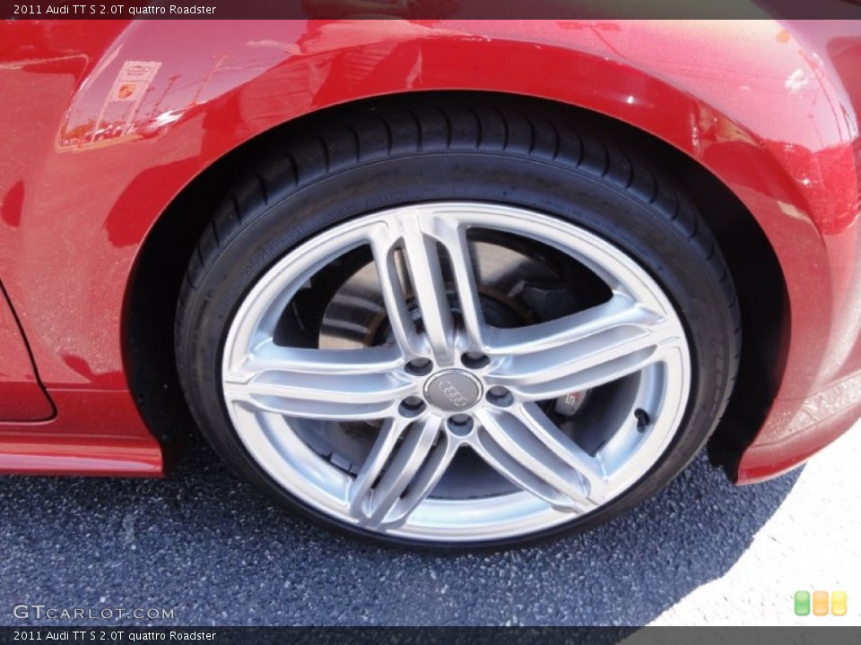 2011 Audi TT S 2.0T quattro Roadster Wheel and Tire Photo #67479469