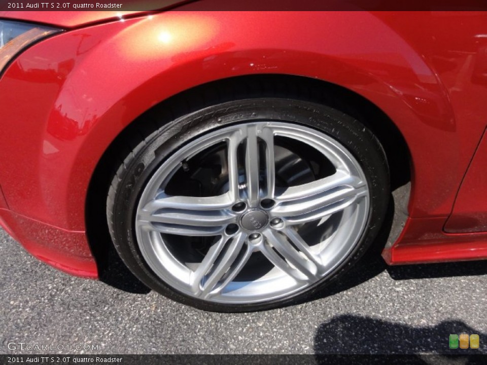 2011 Audi TT S 2.0T quattro Roadster Wheel and Tire Photo #67479481