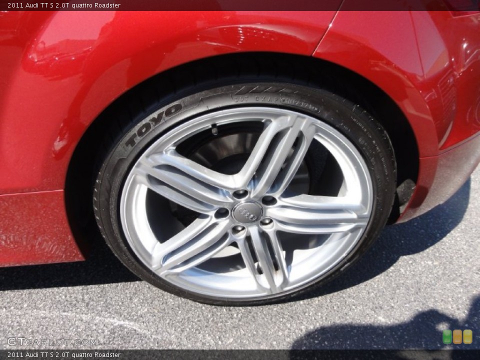 2011 Audi TT S 2.0T quattro Roadster Wheel and Tire Photo #67479490