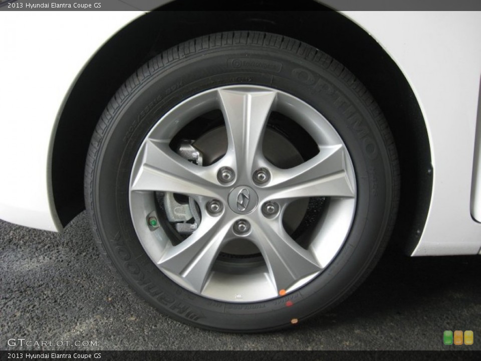 2013 Hyundai Elantra Coupe GS Wheel and Tire Photo #67486033