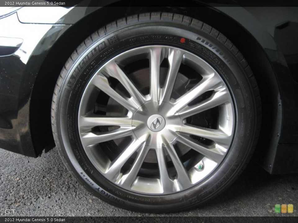 2012 Hyundai Genesis 5.0 Sedan Wheel and Tire Photo #67486375