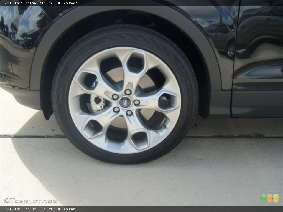 2013 Ford Escape Titanium 2.0L EcoBoost Wheel and Tire Photo #67489321