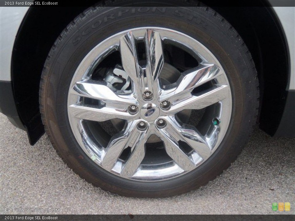 2013 Ford Edge SEL EcoBoost Wheel and Tire Photo #67490077