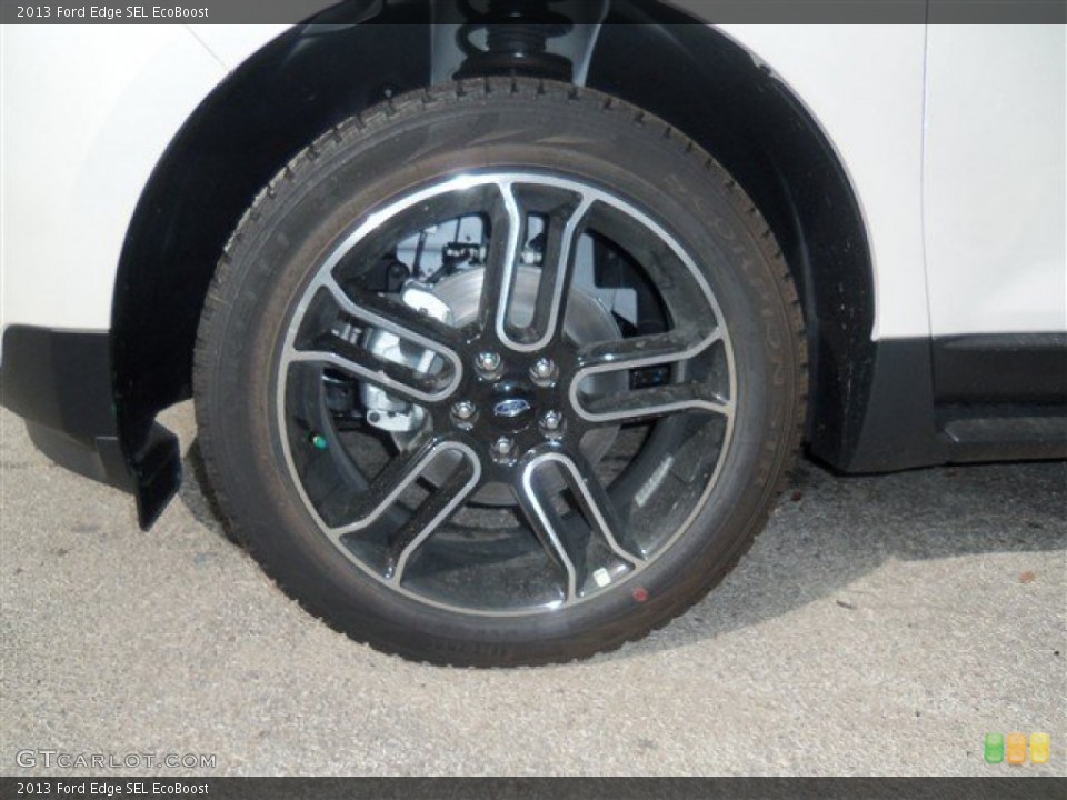 2013 Ford Edge SEL EcoBoost Wheel and Tire Photo #67490215