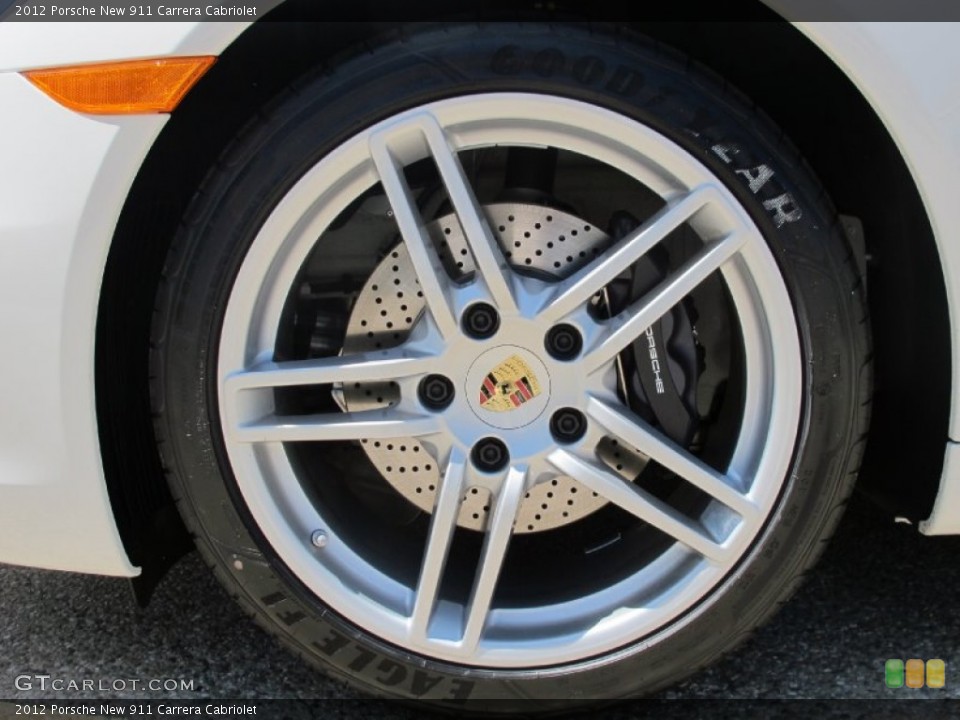 2012 Porsche New 911 Carrera Cabriolet Wheel and Tire Photo #67502636