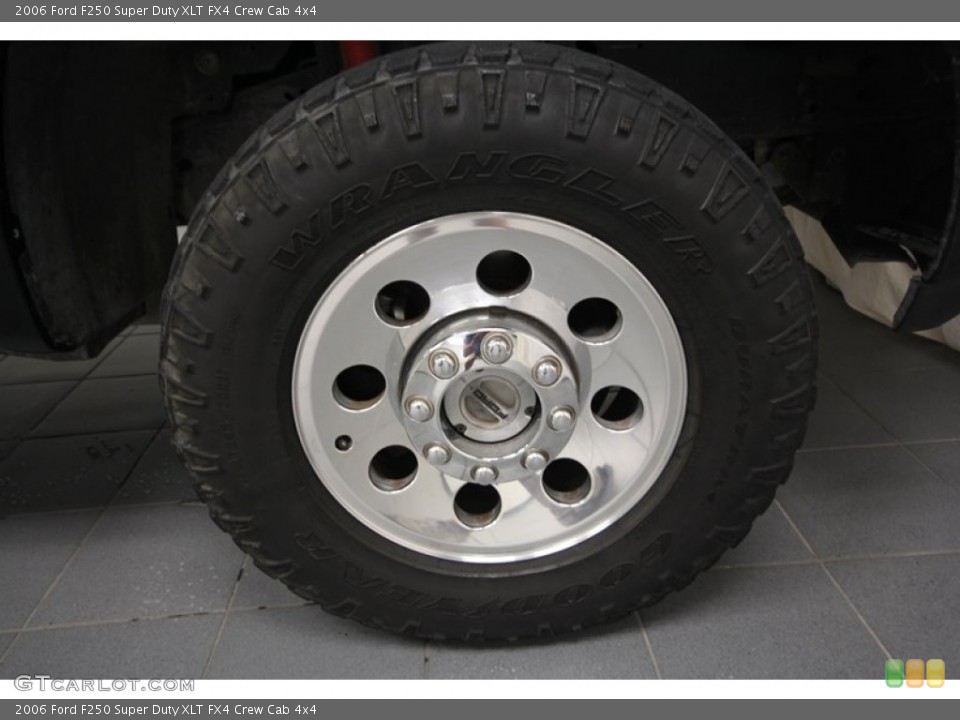 2006 Ford F250 Super Duty XLT FX4 Crew Cab 4x4 Wheel and Tire Photo #67507514