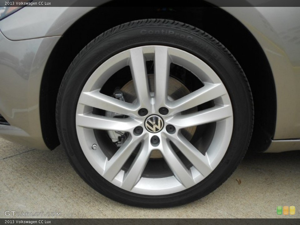 2013 Volkswagen CC Lux Wheel and Tire Photo #67521998
