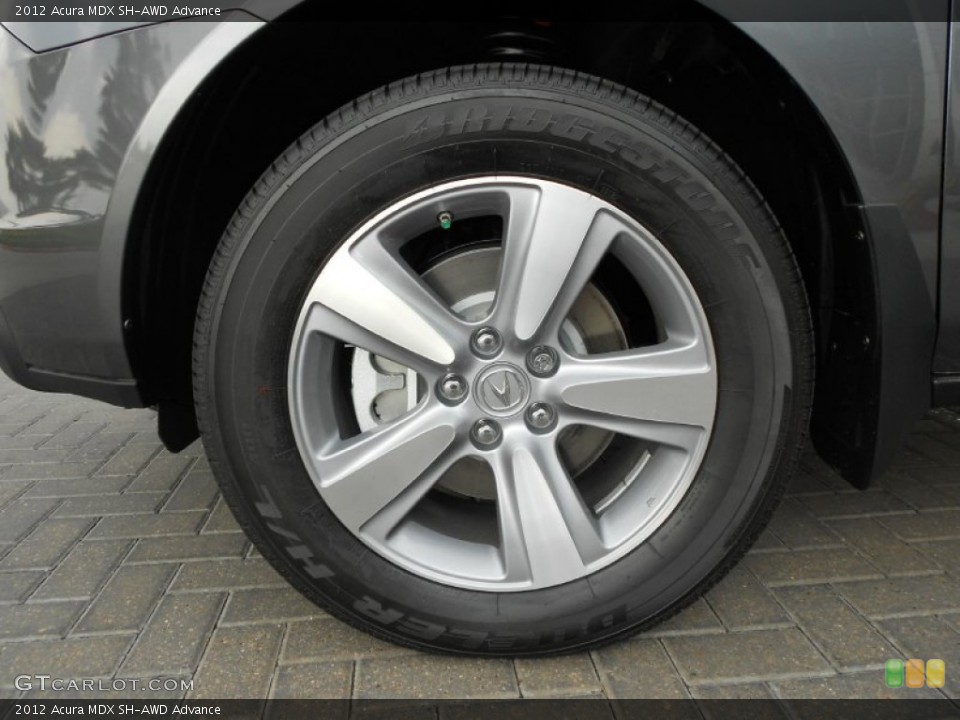 2012 Acura MDX SH-AWD Advance Wheel and Tire Photo #67524467