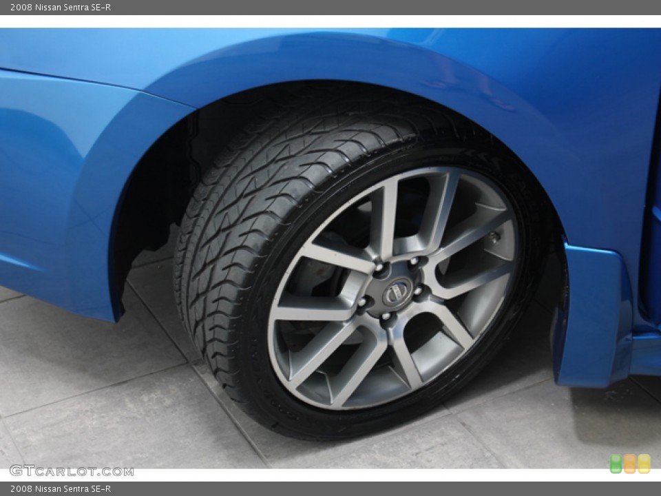 2008 Nissan Sentra SE-R Wheel and Tire Photo #67528268