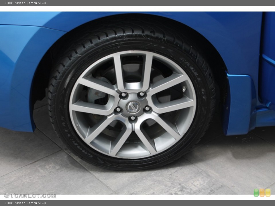 2008 Nissan Sentra SE-R Wheel and Tire Photo #67528277