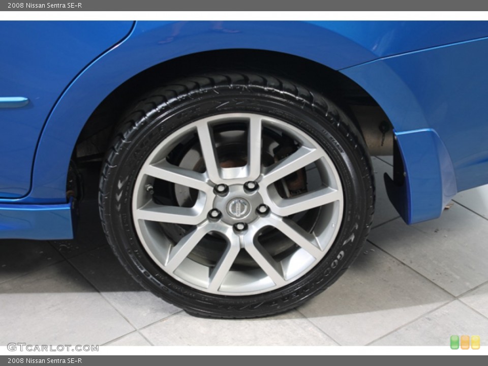 2008 Nissan Sentra SE-R Wheel and Tire Photo #67528295