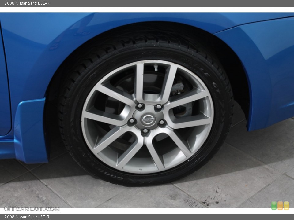 2008 Nissan Sentra SE-R Wheel and Tire Photo #67528304
