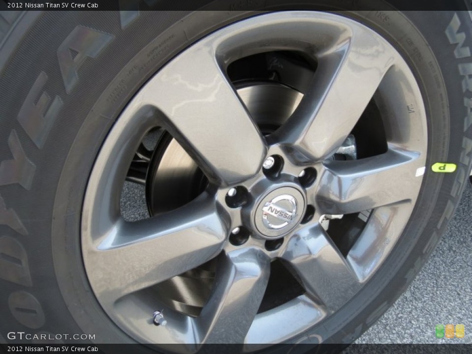 2012 Nissan Titan SV Crew Cab Wheel and Tire Photo #67528820