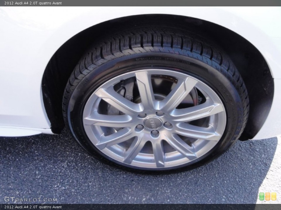 2012 Audi A4 2.0T quattro Avant Wheel and Tire Photo #67532005
