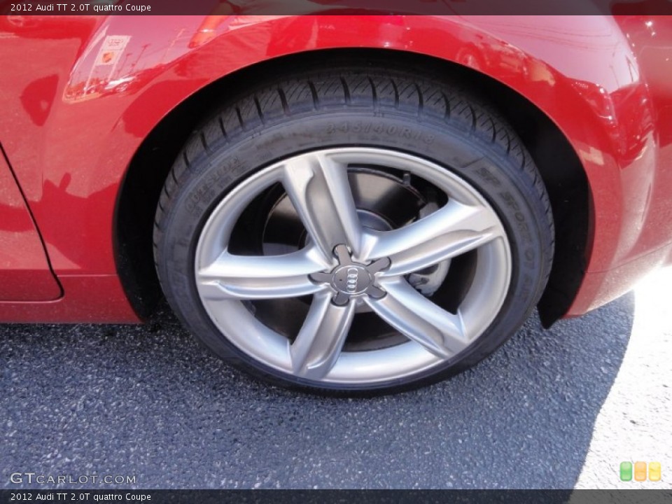 2012 Audi TT 2.0T quattro Coupe Wheel and Tire Photo #67533032