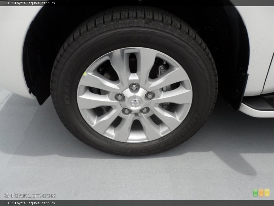 2012 Toyota Sequoia Platinum Wheel and Tire Photo #67540631