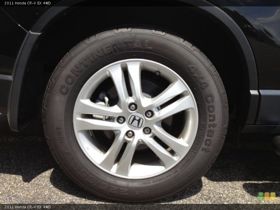 2011 Honda CR-V EX 4WD Wheel and Tire Photo #67540679