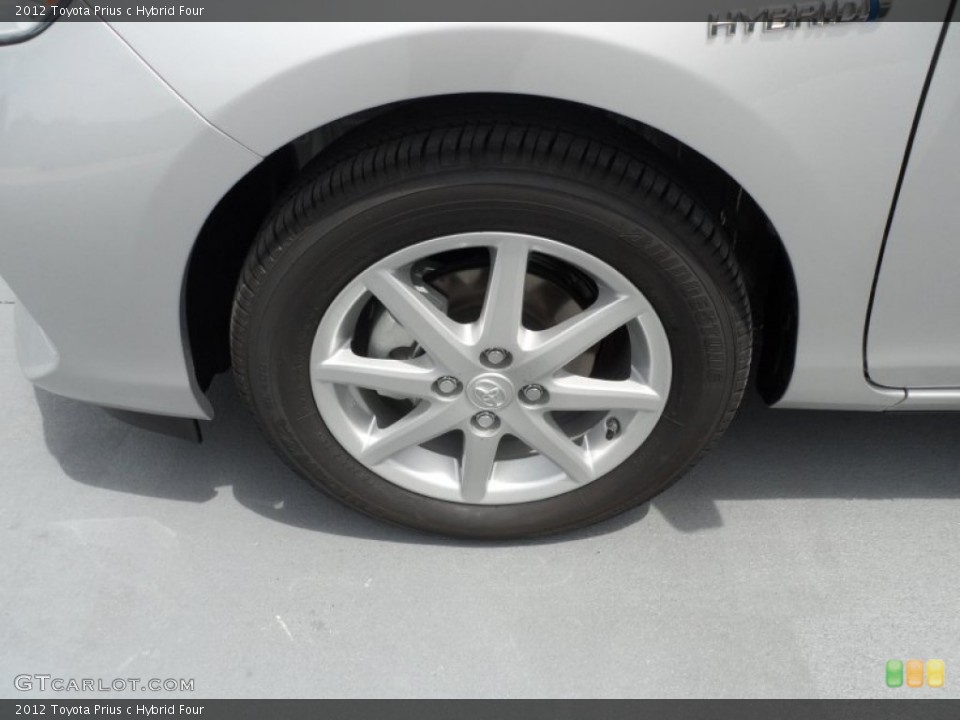 2012 Toyota Prius c Hybrid Four Wheel and Tire Photo #67542194