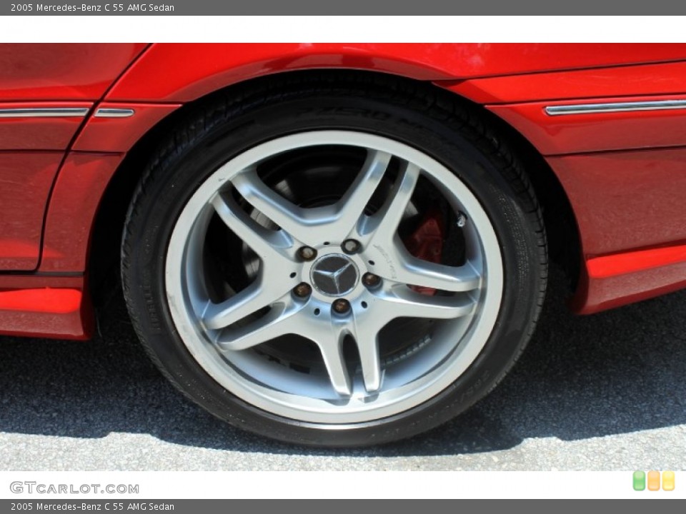 2005 Mercedes-Benz C 55 AMG Sedan Wheel and Tire Photo #67543212