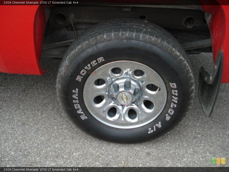 2009 Chevrolet Silverado 1500 LT Extended Cab 4x4 Wheel and Tire Photo #67552495