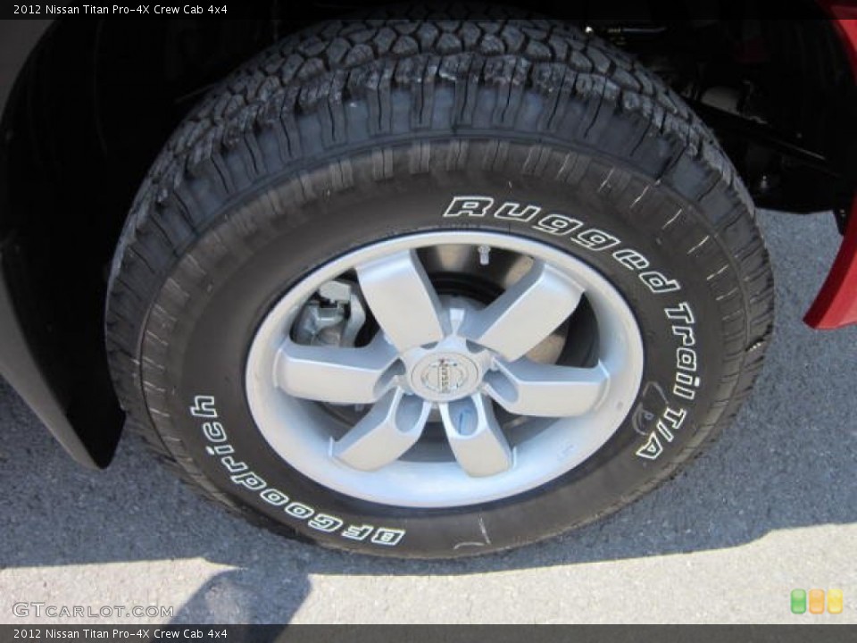 2012 Nissan Titan Pro-4X Crew Cab 4x4 Wheel and Tire Photo #67558281