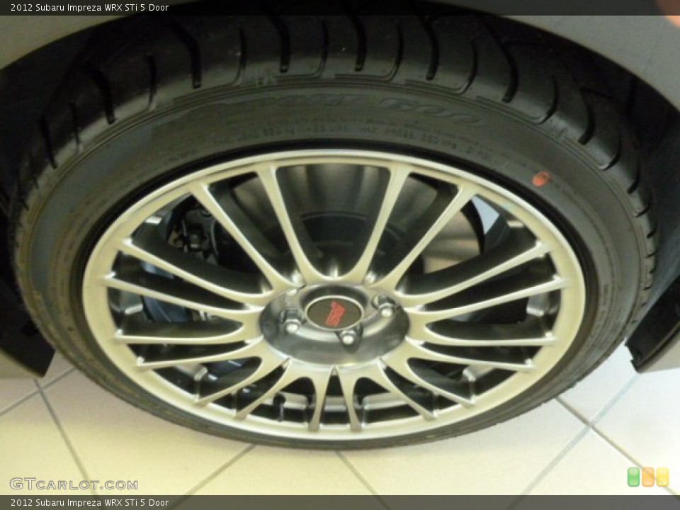 2012 Subaru Impreza WRX STi 5 Door Wheel and Tire Photo #67560366