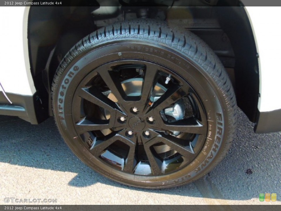2012 Jeep Compass Latitude 4x4 Wheel and Tire Photo #67562088