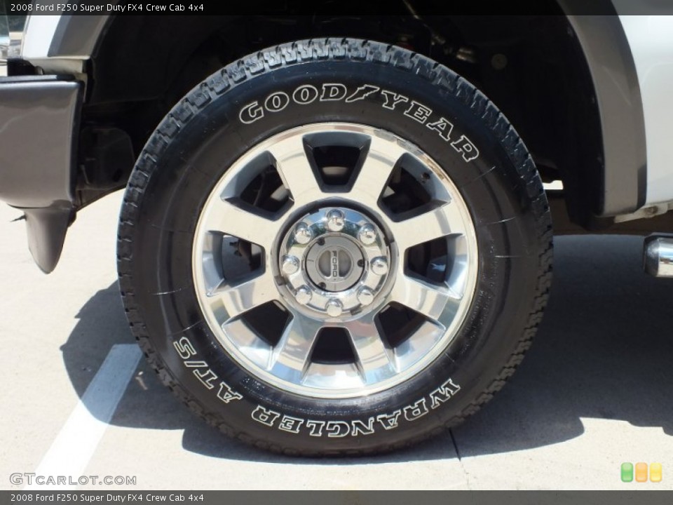 2008 Ford F250 Super Duty FX4 Crew Cab 4x4 Wheel and Tire Photo #67567429