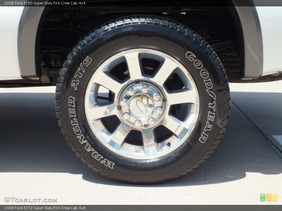 2008 Ford F250 Super Duty FX4 Crew Cab 4x4 Wheel and Tire Photo #67567438