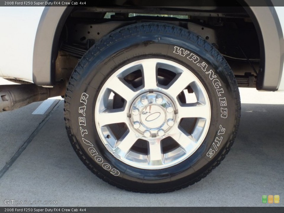 2008 Ford F250 Super Duty FX4 Crew Cab 4x4 Wheel and Tire Photo #67567447