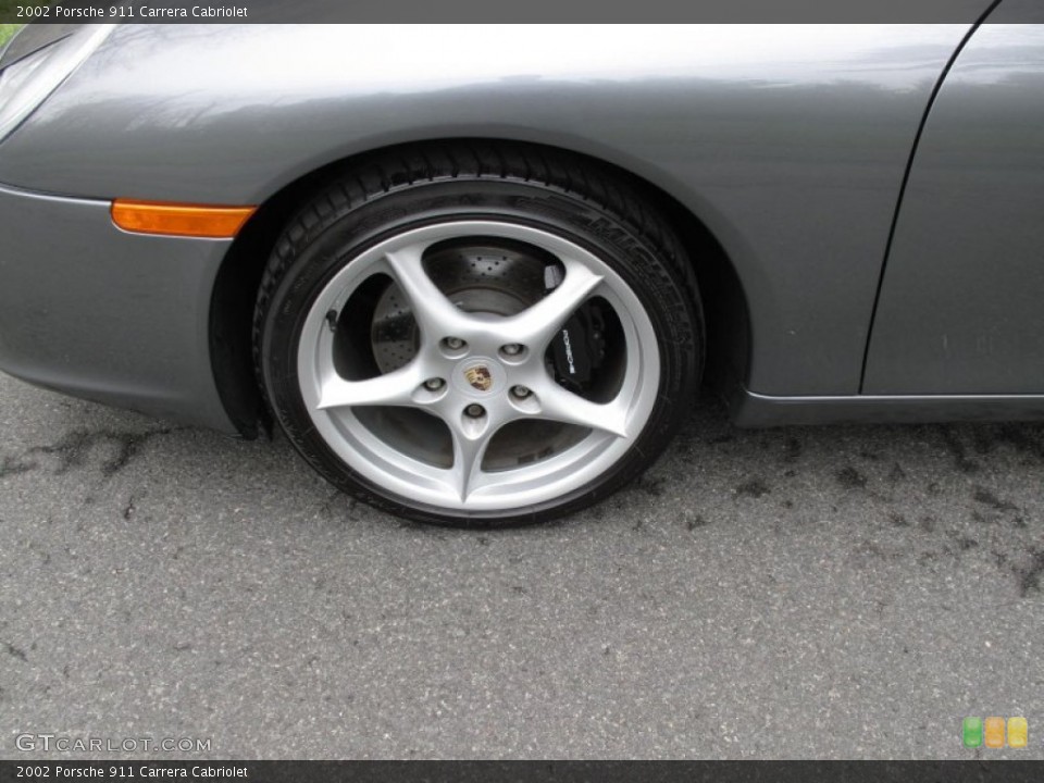 2002 Porsche 911 Carrera Cabriolet Wheel and Tire Photo #67567784