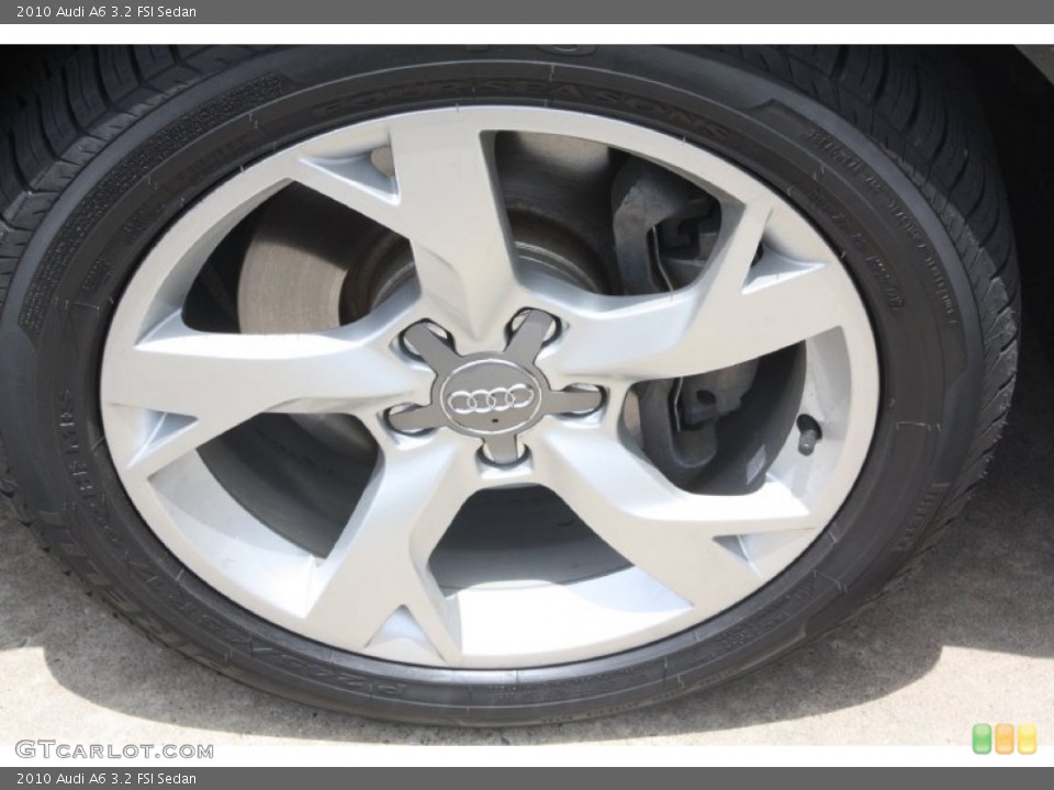 2010 Audi A6 3.2 FSI Sedan Wheel and Tire Photo #67570282