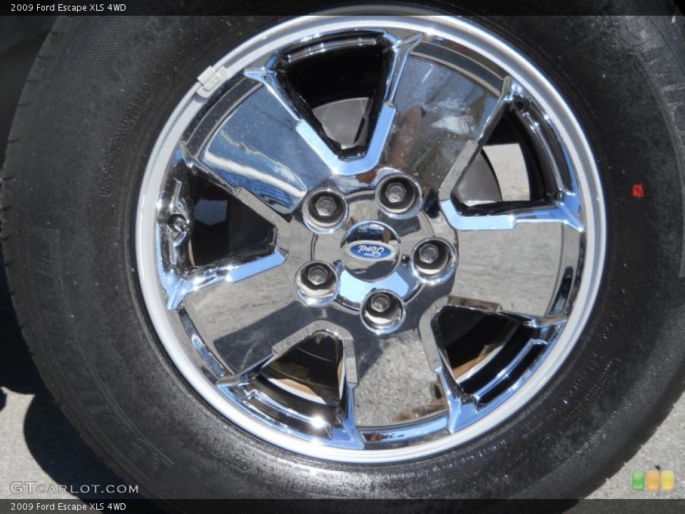 2009 Ford Escape XLS 4WD Wheel and Tire Photo #67576564