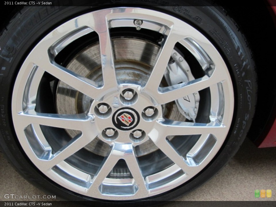 2011 Cadillac CTS -V Sedan Wheel and Tire Photo #67577530